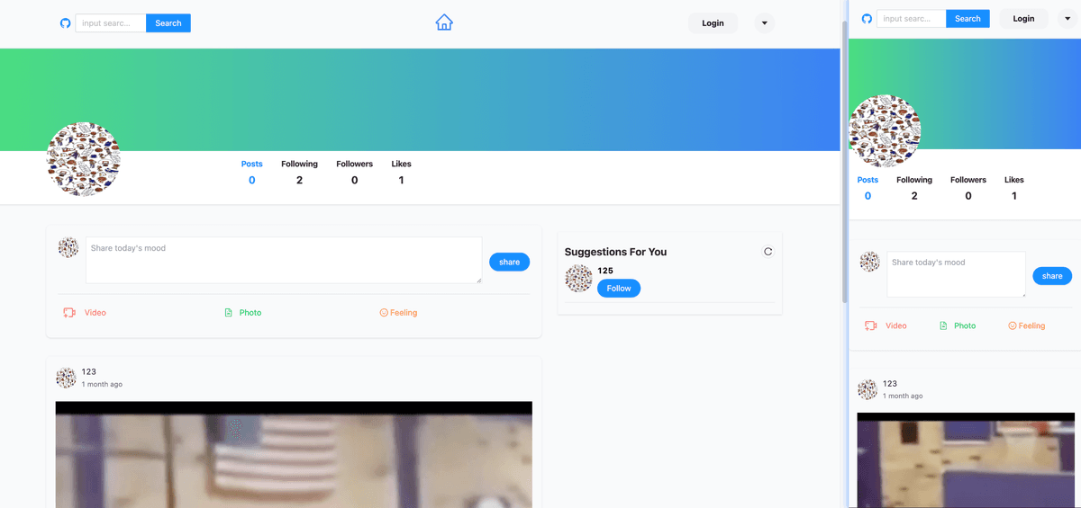 react客户端 + koa2-MongoDB服务端 + vue3后台管理系统